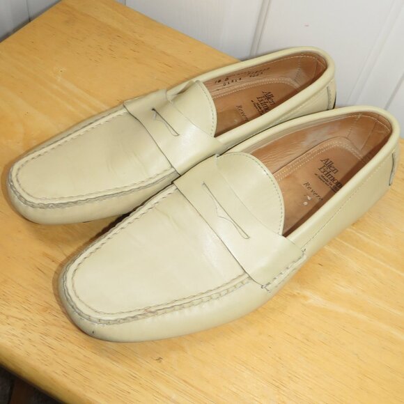 Allen Edmonds Revere Light Beige Driving Penny Slip on Loafer Men's 10B - Picture 2 of 8